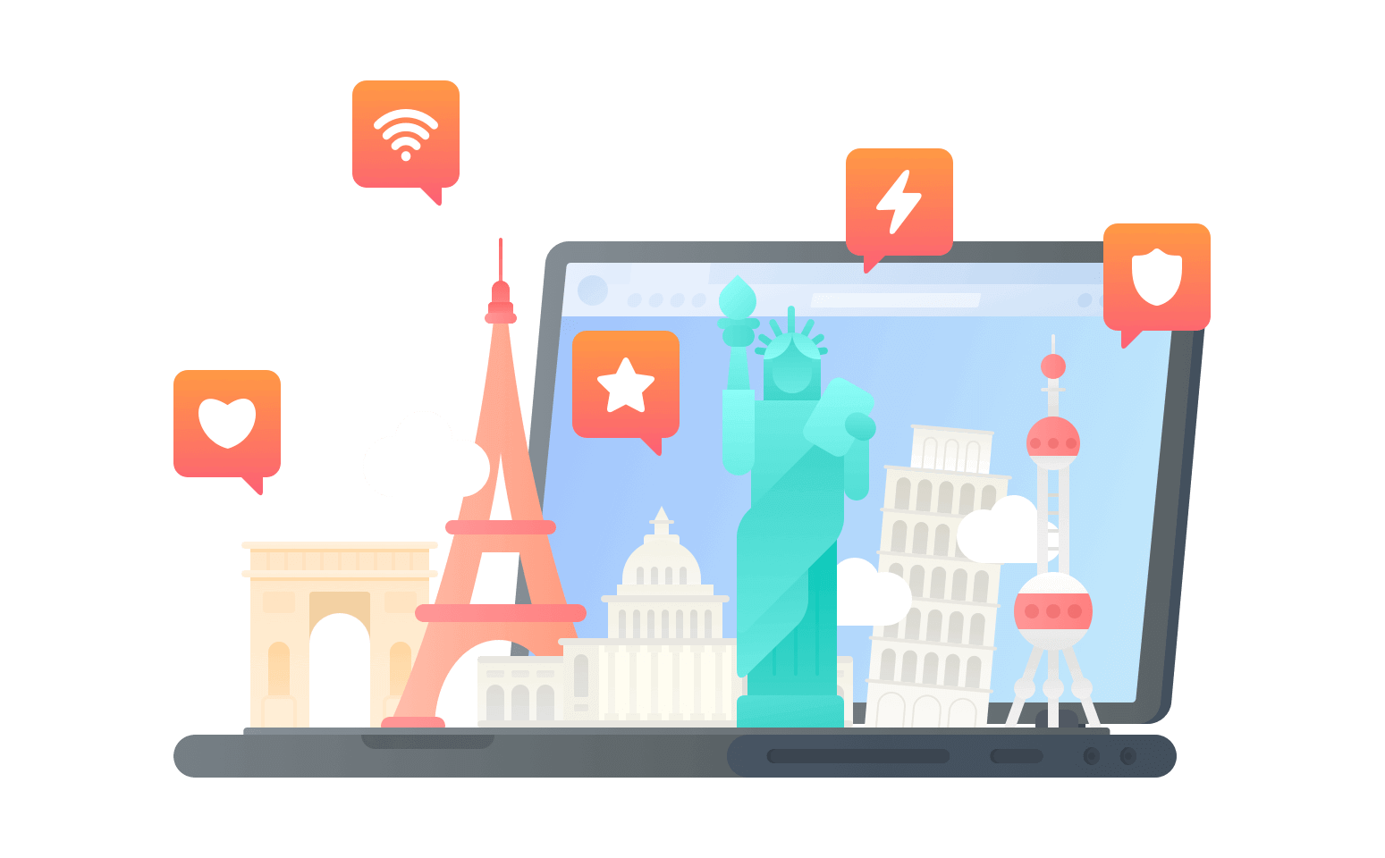 在毛里求斯连接到中国的软件 - 翻回VPN